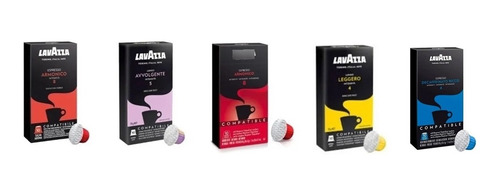 Pack Cafe Capsulas Lavazza Compatible Nespresso X10u. X5 Paq