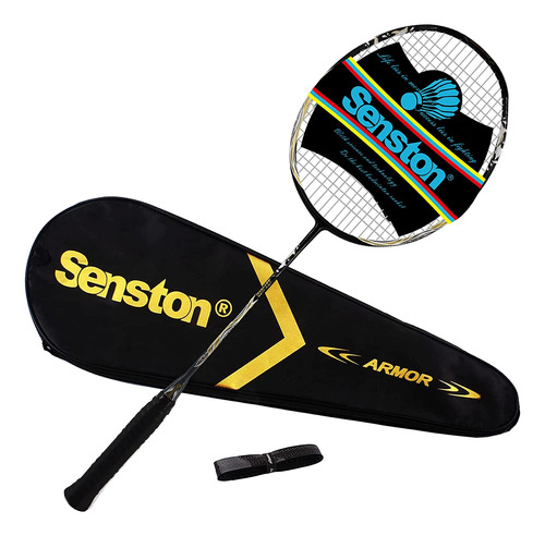 Raqueta De Badminton Profesional 100% De Carbono Completo
