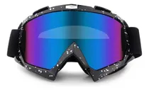 Comprar Óculos Snowboard Motocross Esqui Kitesurf Jet Ski Espelhado Armação Preto Lente Violeta