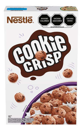 2 Pzs Nestle Cereal Maíz Y Trigo Integral Chocolate Cookie C