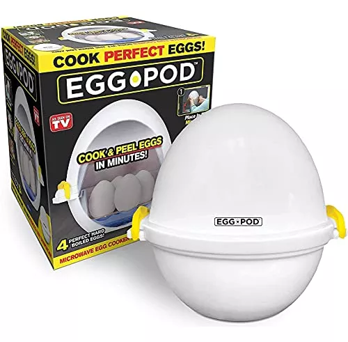 Cocedor De Huevos Eggpod Inalámbrico, Para Microondas