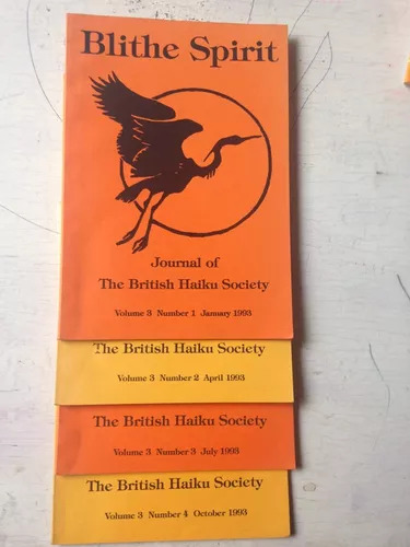 Journal Of The British Haiku Society - Vol. 3/ Nº 1 Al 4