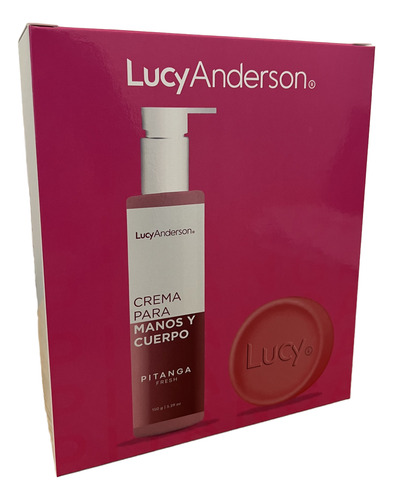 Lucy Anderson Crema Manos/cuerpo 150g + Jabon Tonif Pitanga Todo Tipo De Piel Día/noche