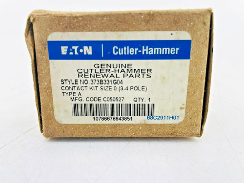 New Eaton 373b331g04 Electrical Contact Kits Size 0 3-4p Bbt