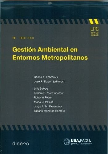 Gestión Ambiental En Entornos Metropolitanos