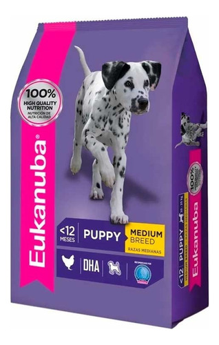 Alimento Eukanuba Puppy Medium Breed Raza Mediana 3 Kg.