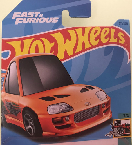 Toyota Supra Fast & Furious Hot Wheels 2023 Tooned 211/250