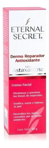 Crema Dermo Reparador Antioxidante Astaxantina Eternal 50grs Tipo De Piel Todo Tipo De Piel