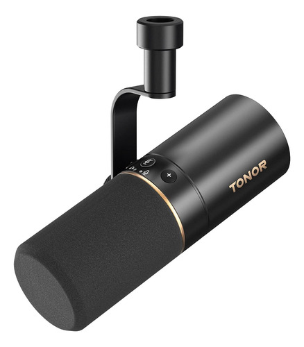 Micrófono Dinámico Tonor Td510, Interfaz Usb/xlr, Negro