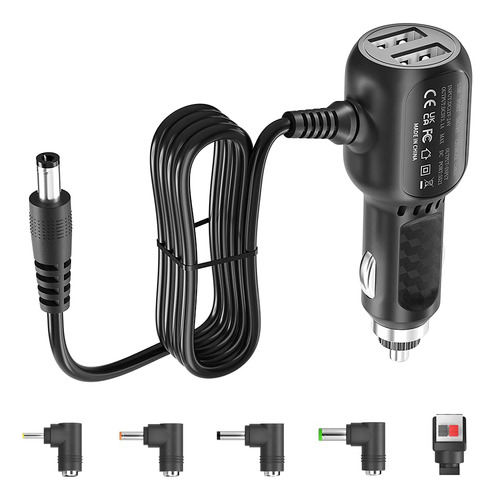 Xwartre Cargador De Coche De 12 V Con Puertos Usb Daul De 5