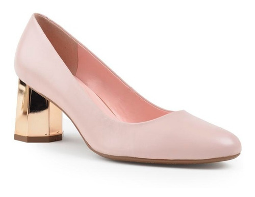 Imagen 2 de 3 de Zapatos De Mujer De Cuero Vestir Menorca Rosa - Ferraro