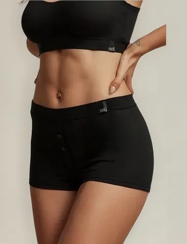 Short Boxer Elastico Dama Algodon Y Lycra Selú 8378