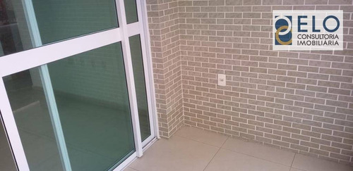 Imagem 24 de 27 de Cobertura À Venda, 89 M² Por R$ 565.000,00 - Campo Grande - Santos/sp - Co0058
