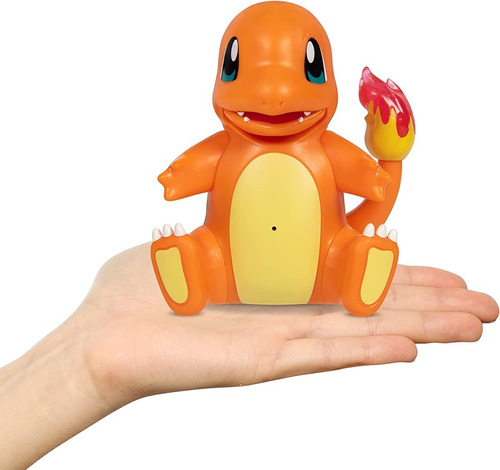 Charmander Interactivo 10cm C/ Luz Sonido Movimiento Pokemon