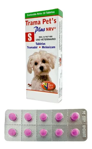 Tramadol Trama Pets Plus Nrv S Chico 10 Mg Norvet Perros