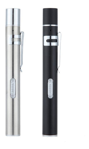 Imagen 3 de 4 de Linterna Lapicera Recargable Usb Medicina Doctor Bolsillo