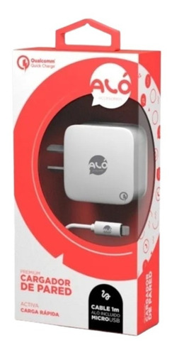 Cargador Pared Alo Con Cable Usb C Qualcomm Quick Charge