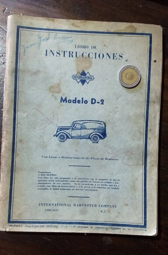 Catalogo Antiguo International Camiones D2