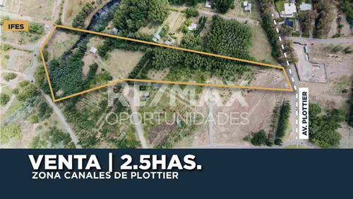 Venta-  2.5 Has. Zona Canales De Plottier 