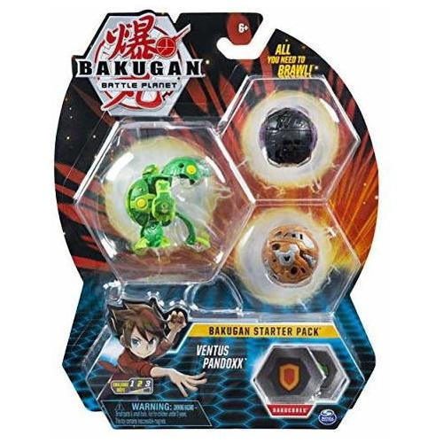 Paquete De Arranque Bakugan 3-paquete, Ventus Pandox, 4wpwi