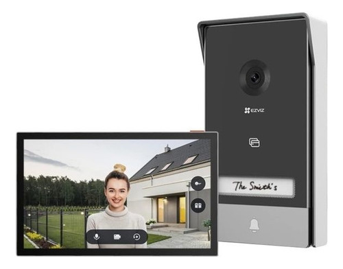 Video Porteiro Smart Hp7 Ezviz 2k Cs-hp7-r105-1w2tfc
