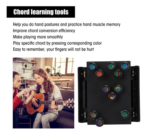 Imagen 7 de 10 de Herramienta Asistida Por Acordes Entrenador De Guitarra Prác