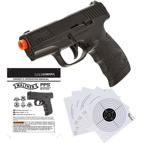 Pistola Walther Pps M2 Co2 6mm Blowback Airsoft Xchws C