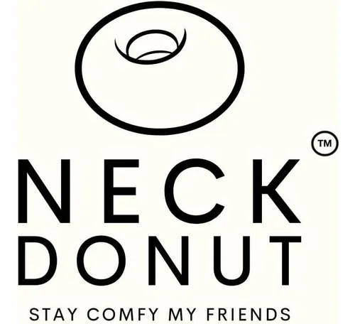 Almohada De Cuello Almohada Donut Espuma De Memoria Gris
