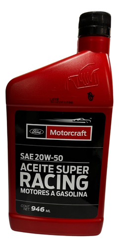 Aceite Motorcraft 20w-50 Super Racing