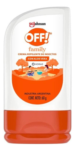 Repelente Off Skintastic Crema 60 Grs.