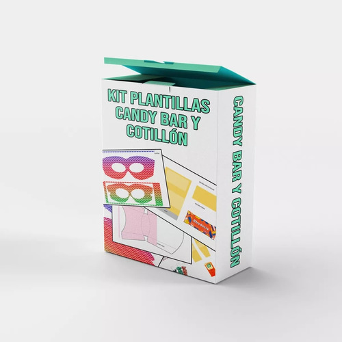 Kit Imprimible Plantillas Candy Bar Y Cotillón Editable