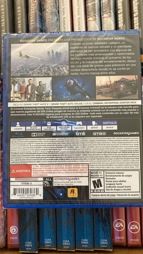 Grand Theft Auto V Gta Premium Ps4 Físico Sellado Nuevo