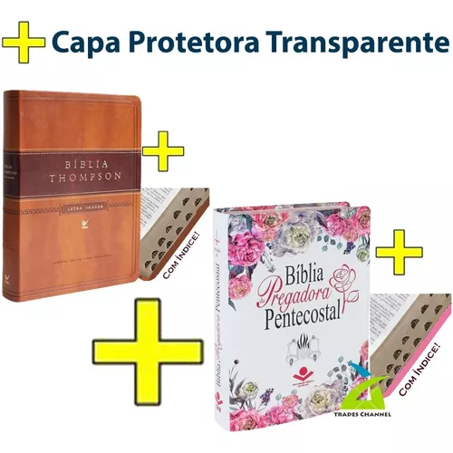  Biblia Thompson AEC - Letra Grande - Em Portugues do Brasil -  Luxo Preta - Concordancia - Mapas - Estudos Biblicos: 9788000003634: Libros