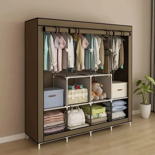 Closet Armable Ropero Armario Organizador de Ropa Mueble Zapatera Guarda  Ropa Closets Armables México Doble