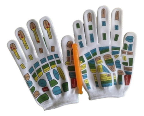 Mases De Manual Guantes De Reflexología Cómoda Para 19cm