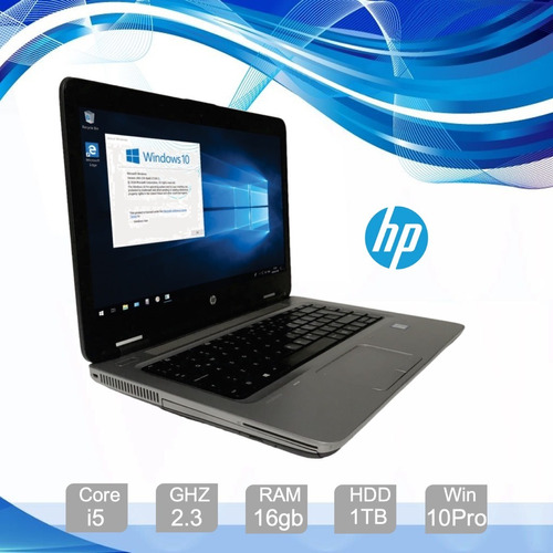 Laptop Hp Probook 640 G2 14 ,core I5, 16gb, 1tb Hdd, W10 Ag