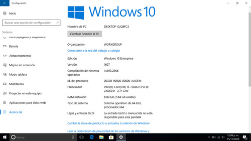 Thinkpad I5-5300u De 250 Gb Y 8 Gb De Ram, Color Negro (Usado)