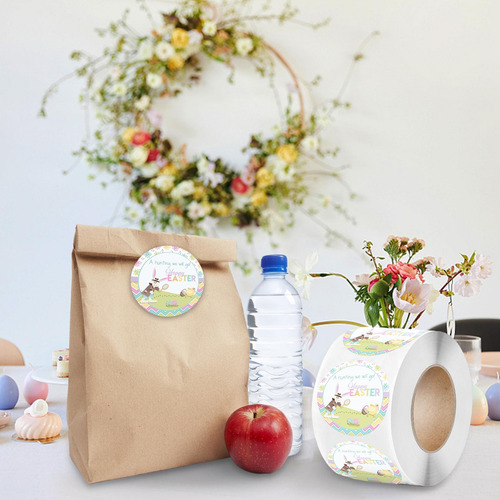 500 Uds Pegatinas De Pascua Pegatinas De Sello Para