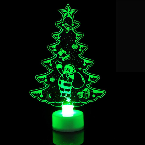 6 Luces Coloridas De Decoración Navideña, Árbol De