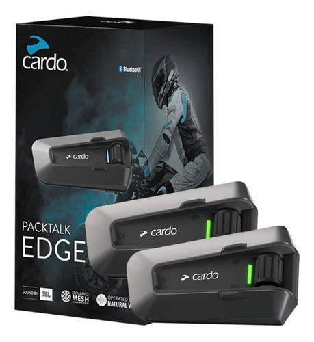 Intercomunicador Capacete Moto Cardo Packtalk Edge Duo Jbl