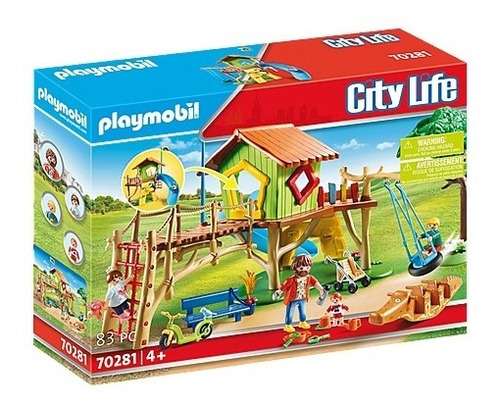 Playmobil City Life 70281 Parque Infantil Aventura 3 Figuras