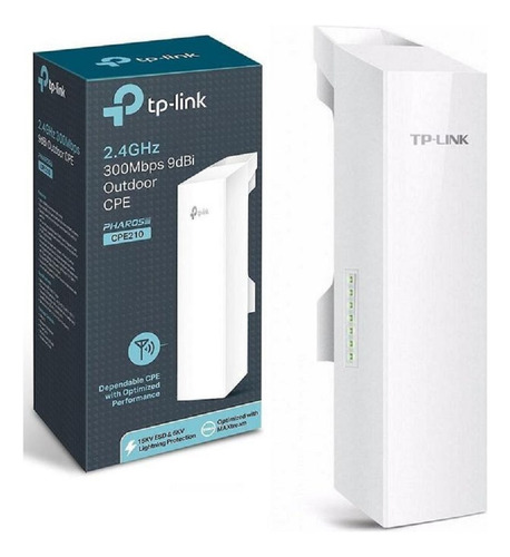 Antena Cpe Exterior Tp-link Cpe210 2,4ghz 300mbps 3km