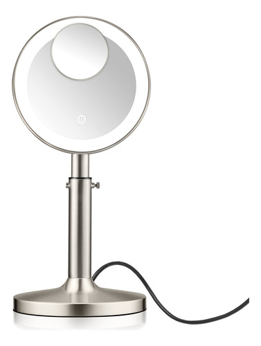 Espejo De Maquillaje Conair Iluminado 5x Con Aumento Puntual