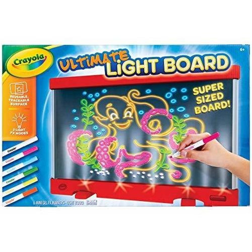 Crayola Ultimate Light Board Rojo, Tableta De Dibujo, Regalo