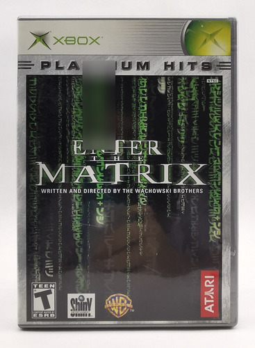 Enter The Matrix Xbox Clasico Platinum Hits * R G Gallery