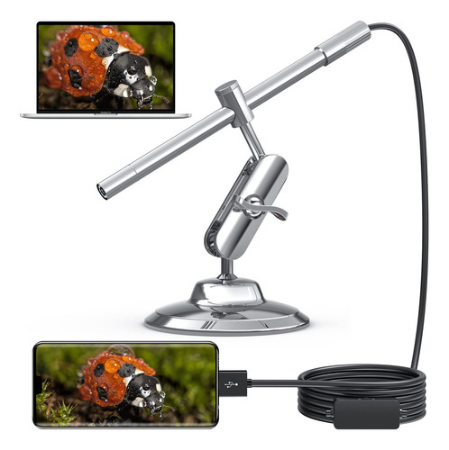 Microscopio Usb, Cámara Portátil Teslong Con Lupa De Soldadura Multifunción Con Aumento De 10 A 200, Ip67, Resistente Al Agua Para Android, Mac Y Con Windows
