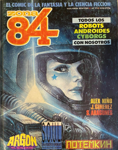 Revista Zona  84 Comic Fantasía Ciencia Ficción Nº 71  Rba