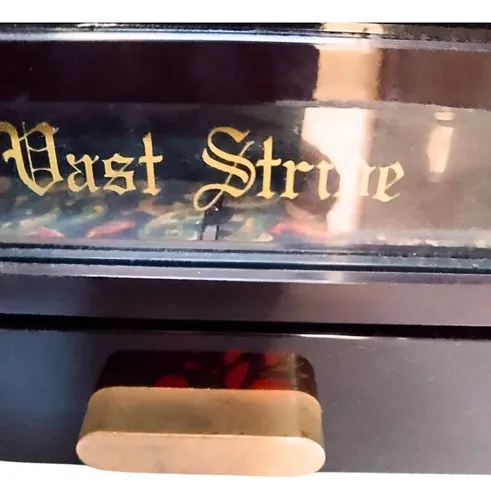 Porta Joias Caixa Musica Antigo Vast Stride Vintage Coleção