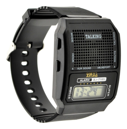 Imagen 3 de 8 de Reloj Talking (habla) No Vidente Ciego Baja Visión Rtmb02