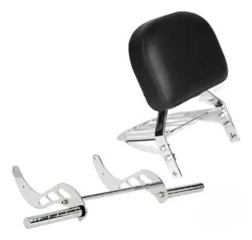 Kit Horizon 150 Sissy Bar Com Bagageiro + Protetor De Motor Com Pedaleiras + Brinde